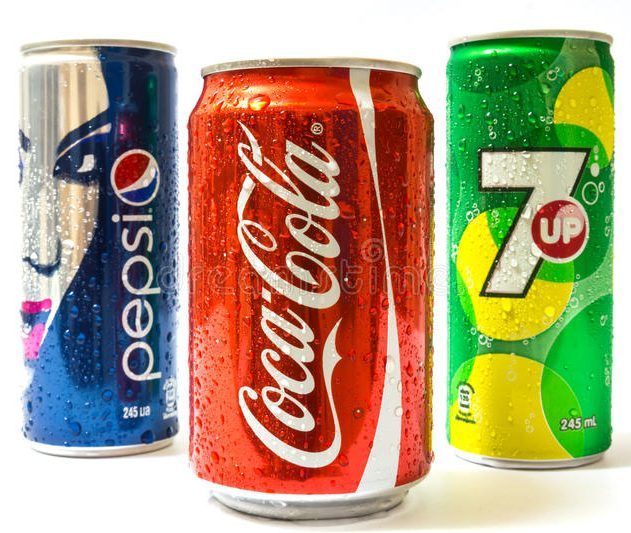 The brands we stock our soft drink vending machines with