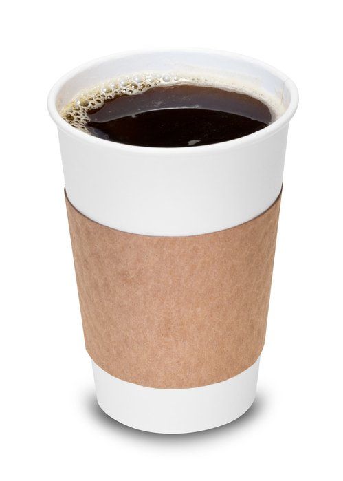 coffee in a plain disposable cup for office and break room coffee plans