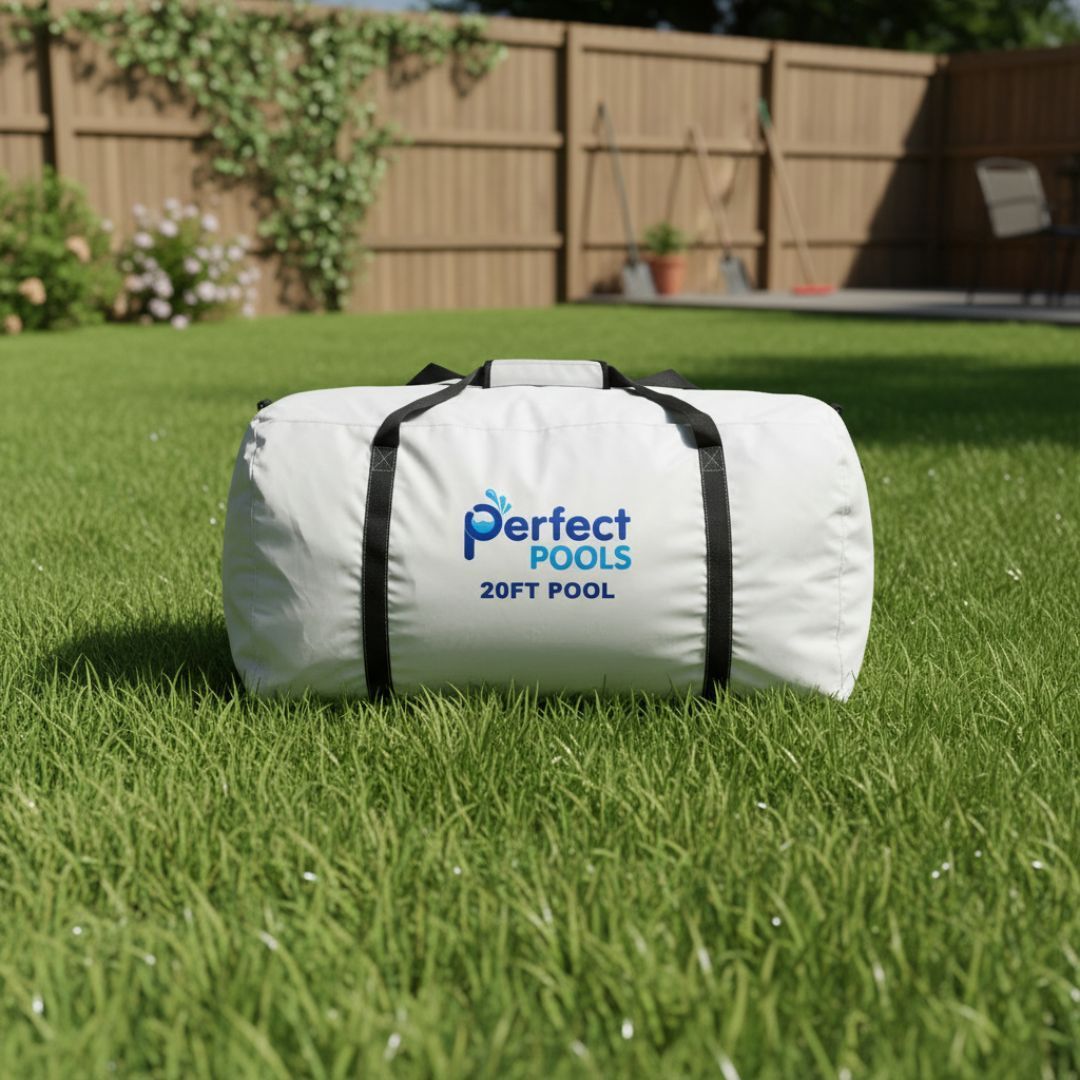 Above ground pool with easy storage