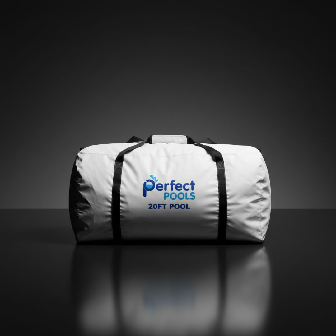 Perfect Pool Portability showing pool in a transport bag