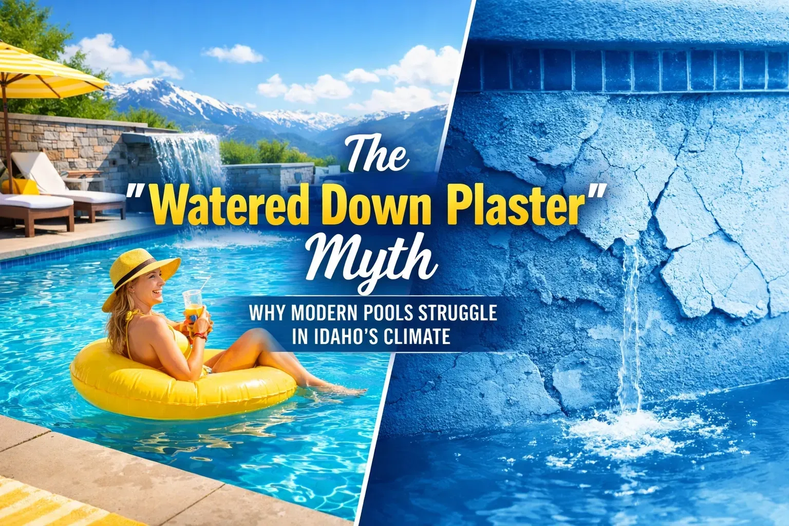 Do plaster installers use inferior materials in pools these days or is it workmanship?