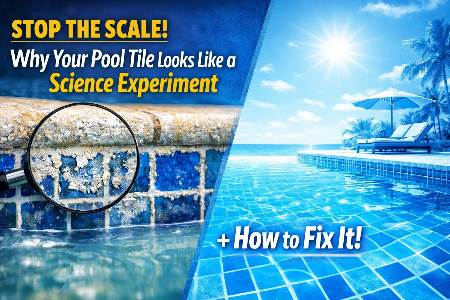 Fighting waterline tile scale lines