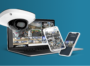 Close-Up Of Surveillance Camera Installation — Tyler, TX — Advanced Communications Services