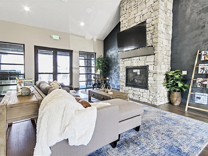 Clubhouse Interior Lobby  | Stonesthrow Townhomes in Meridian, ID