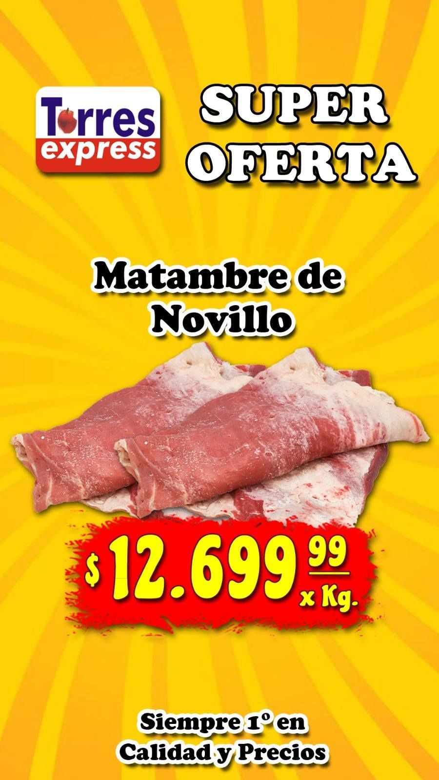 Anuncio de carne de res 