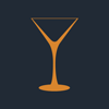 Night Life - gold martini glass against a dark blue background