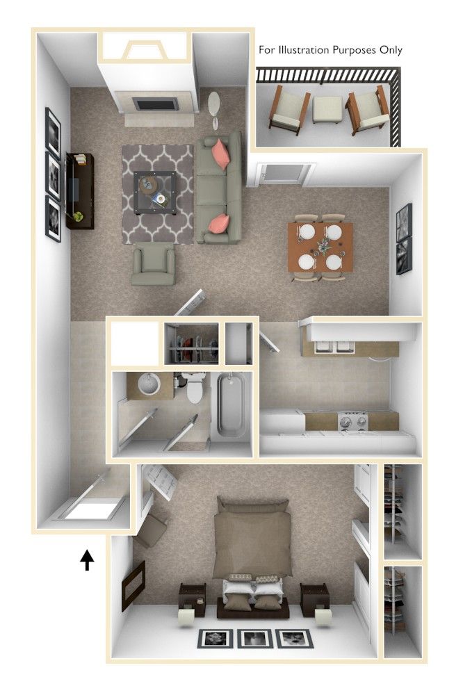 Apartment floor plan