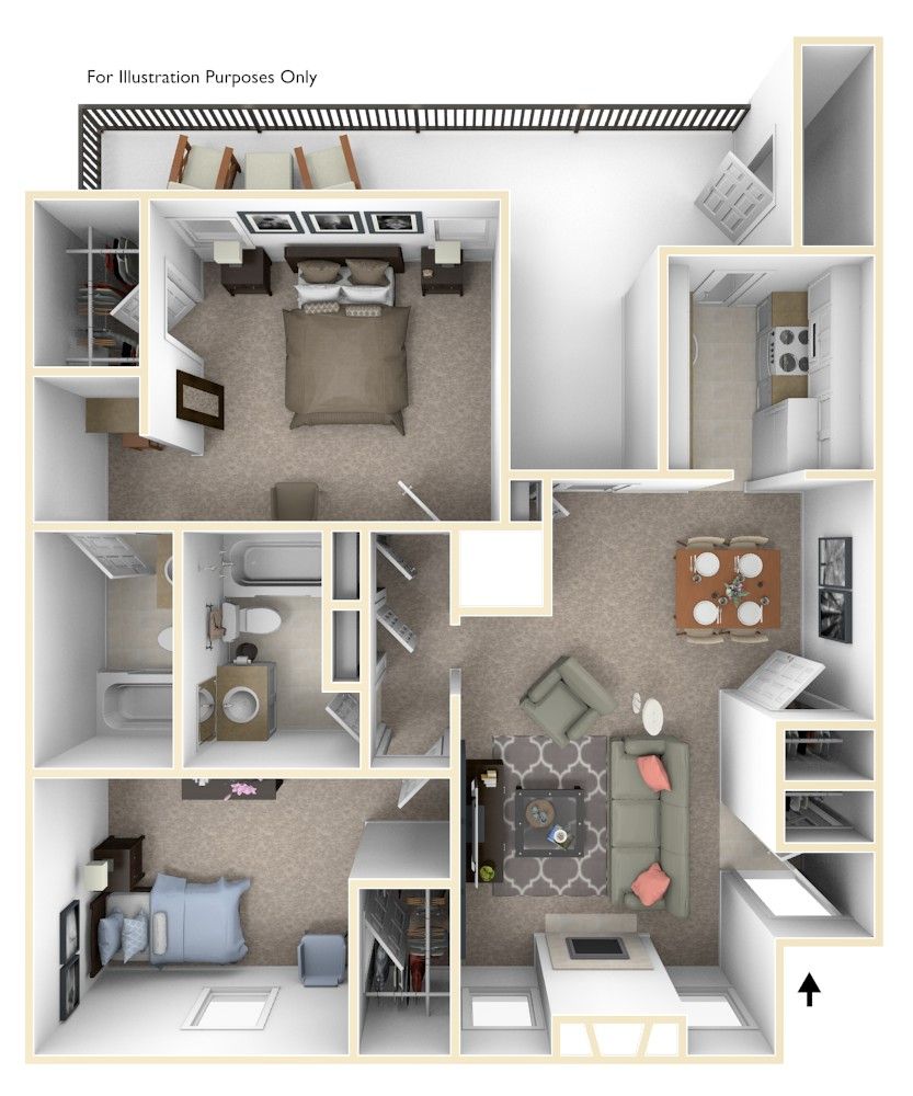 Apartment floor plan