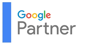 A google partner logo on a white background.