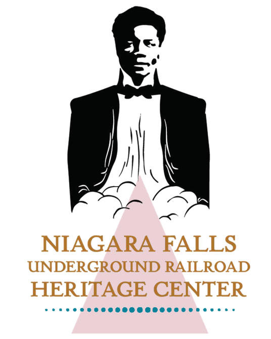 A logo for the niagara falls underground railroad heritage center