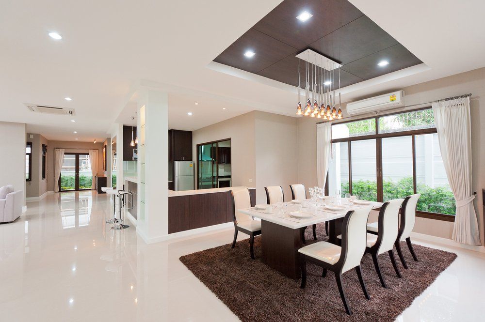Modern Dining Room — Your Trusted Electrician in Nelson Bay, NSW
