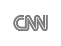 A gray cnn logo on a white background.