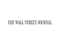 The wall street journal logo on a white background.