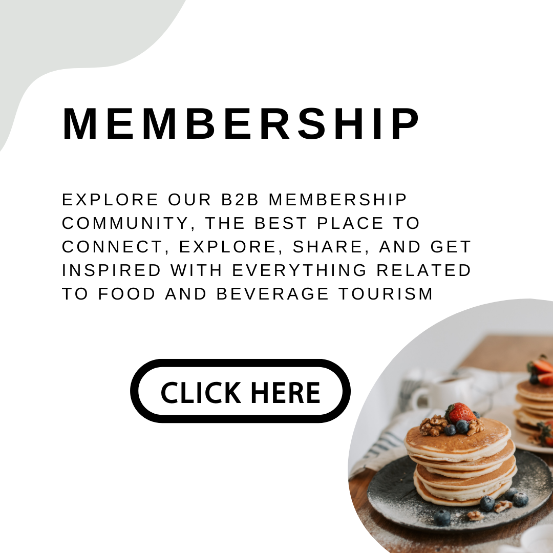 A membership page with a picture of pancakes on a plate.