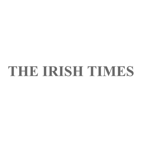The irish times logo on a white background.