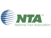 The logo for the national tour association