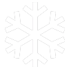 symbole de flocon de neige blanc