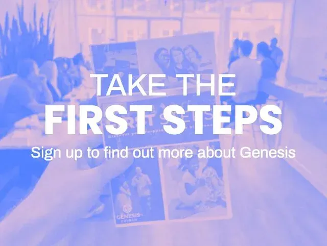 Text over a blue-tinted photo: 