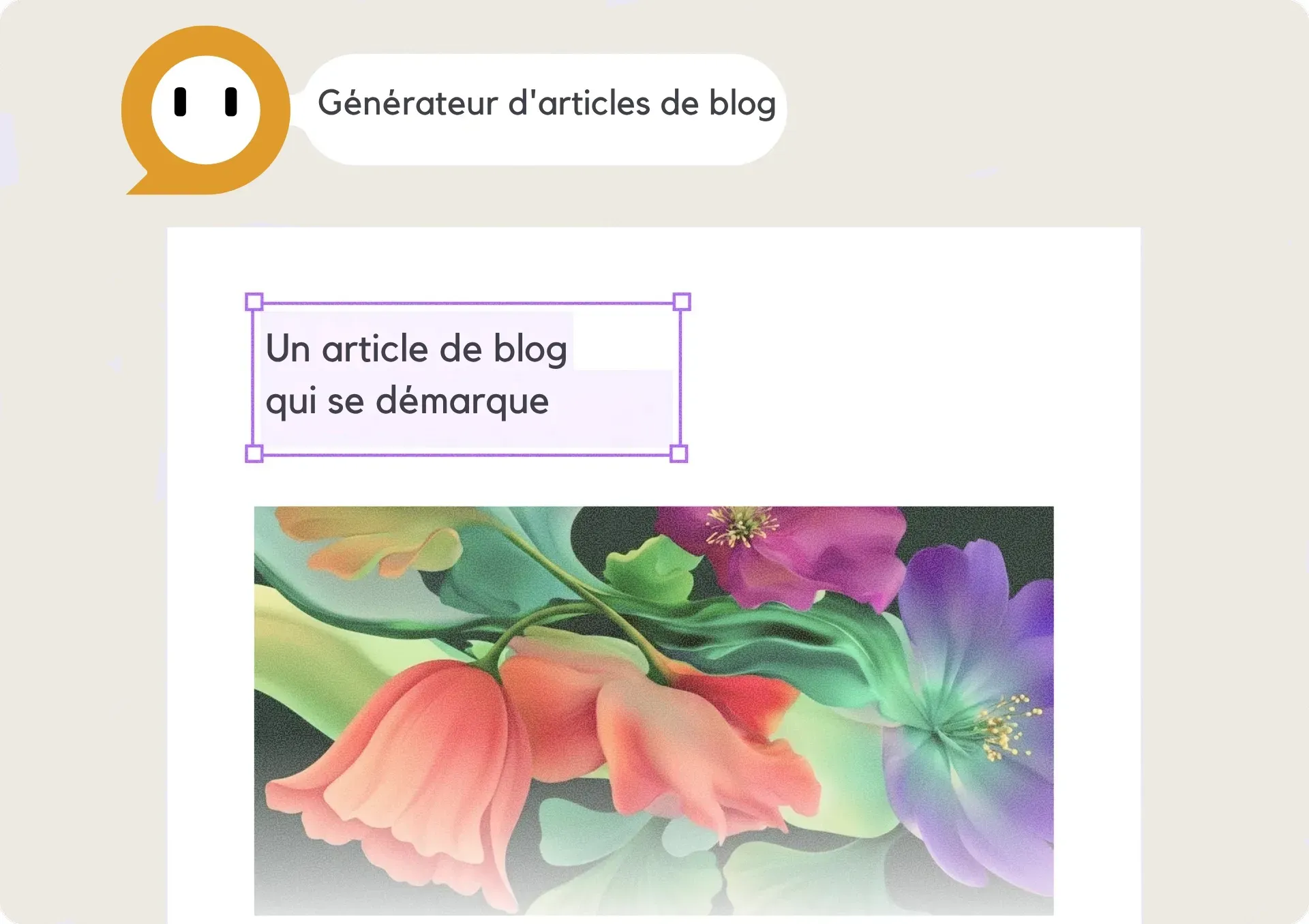 Découvrez le générateur d’articles de blog avec Folia