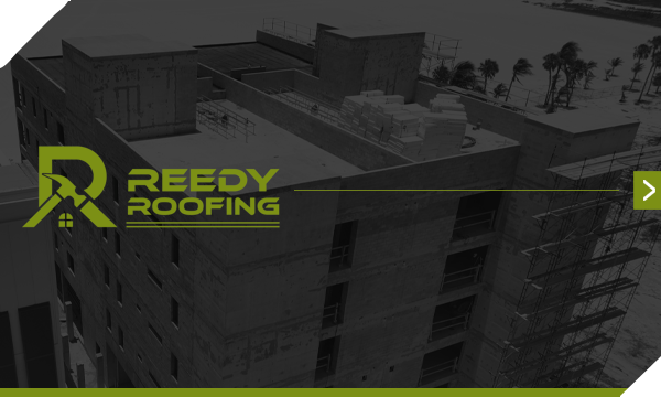 Logo of a roof with a green 