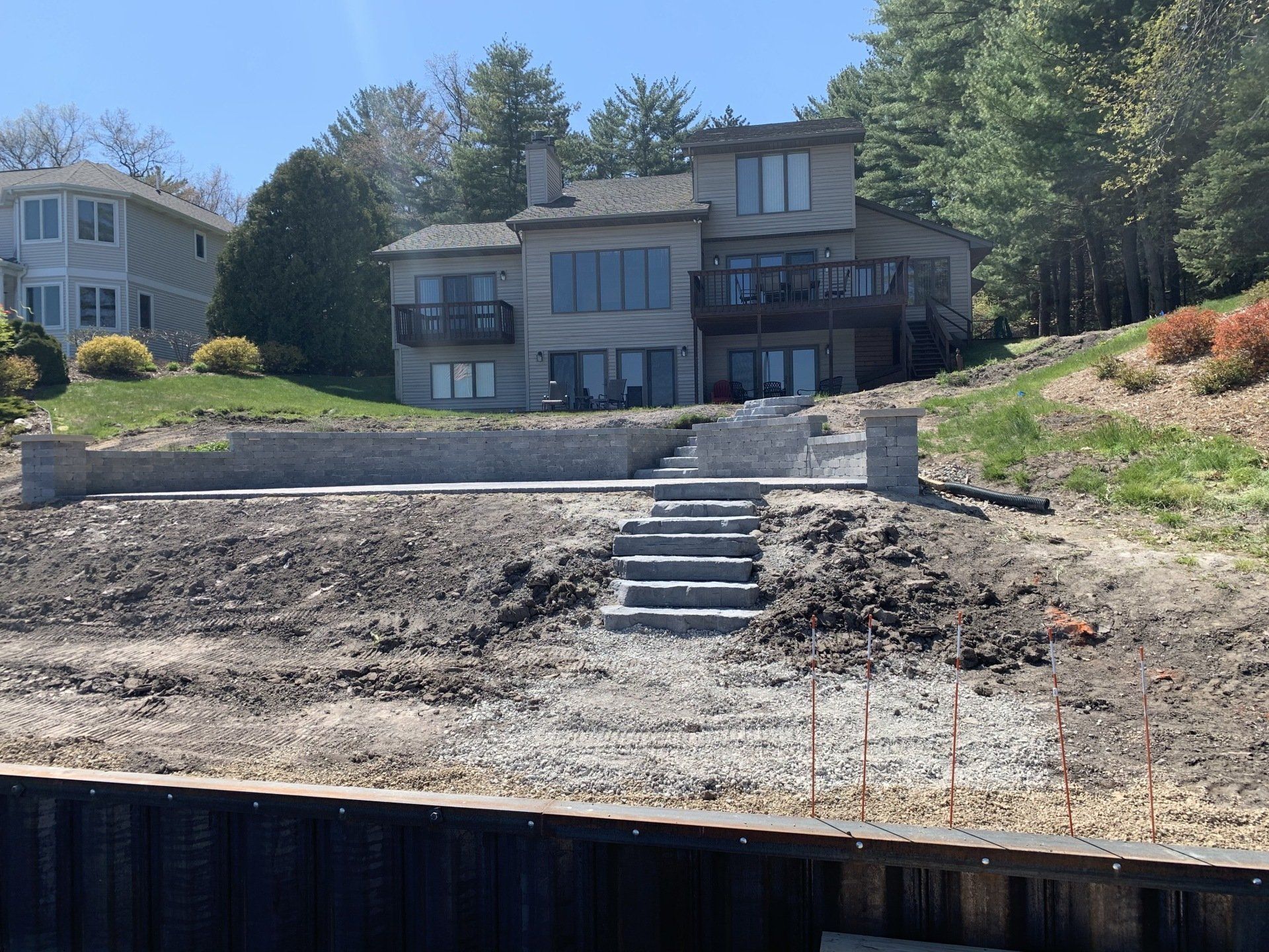 House Landscaping Project — Midland, MI — Maksymum Lawn and Landscaping