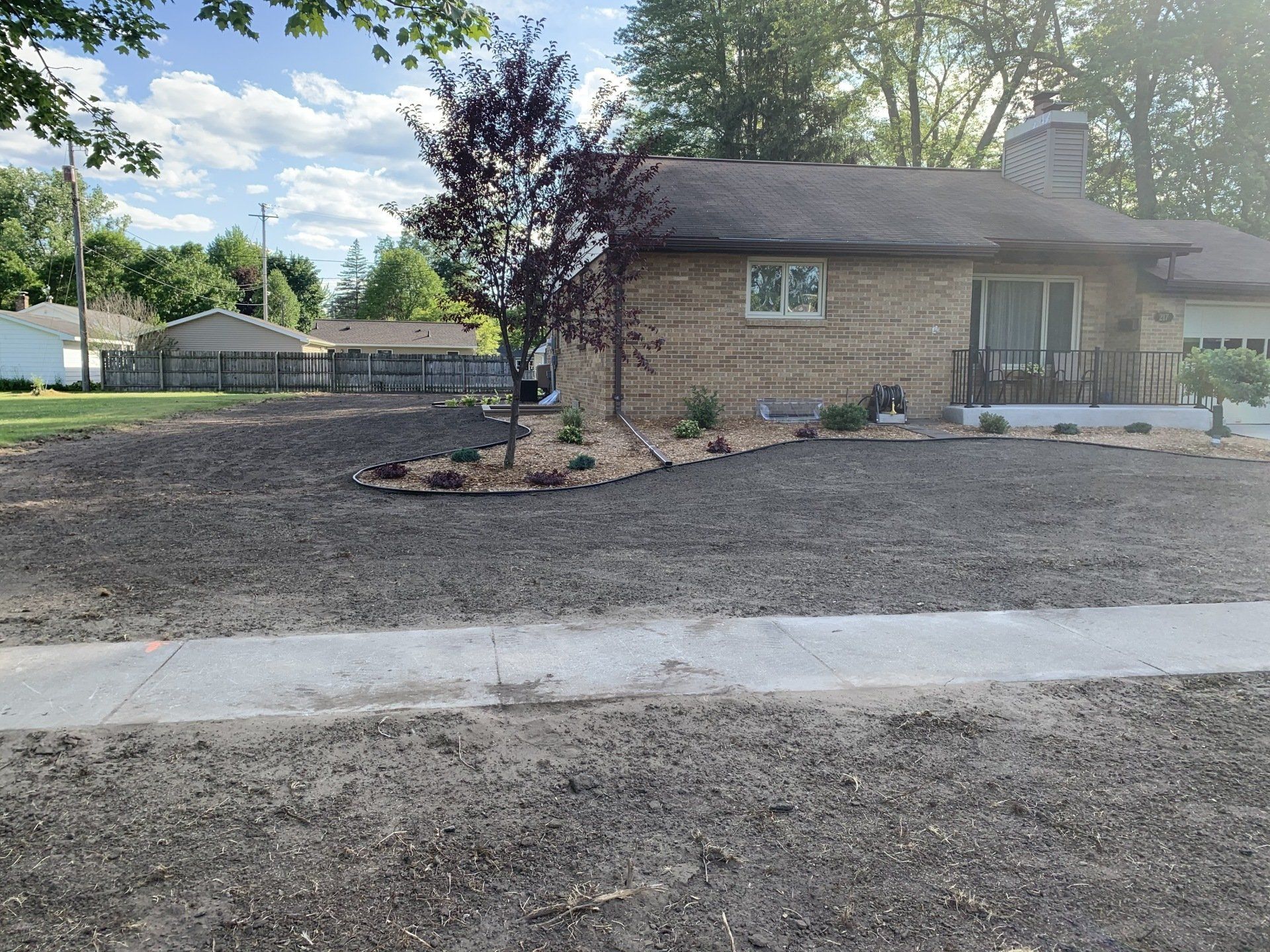 House with Dry Land — Midland, MI — Maksymum Lawn and Landscaping