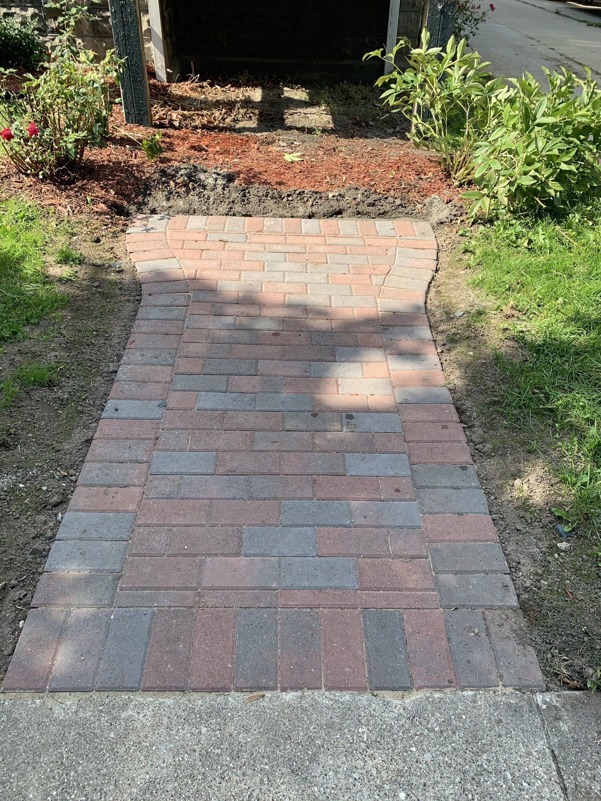 House Lawn Walk Path Project — Midland, MI — Maksymum Lawn and Landscaping