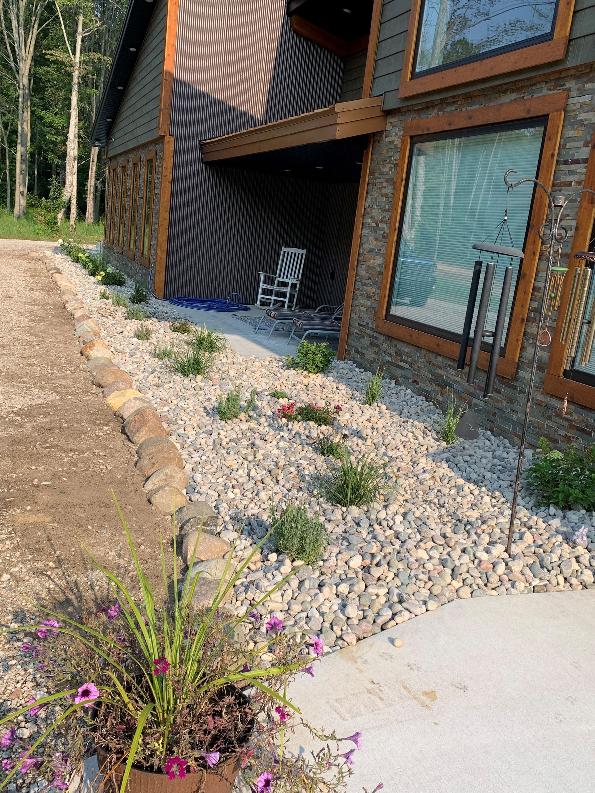 Stone Garden Decoration — Midland, MI — Maksymum Lawn and Landscaping