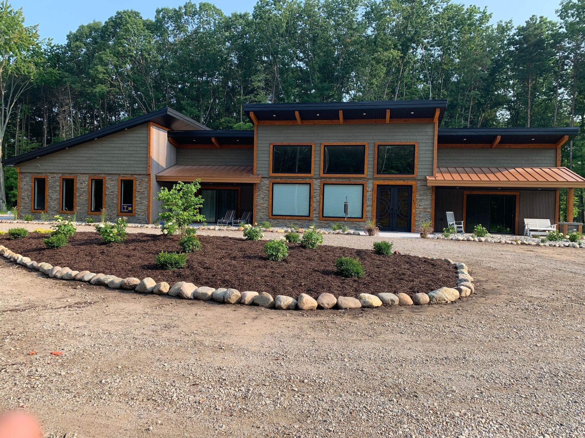 Big Driveway Garden — Midland, MI — Maksymum Lawn and Landscaping