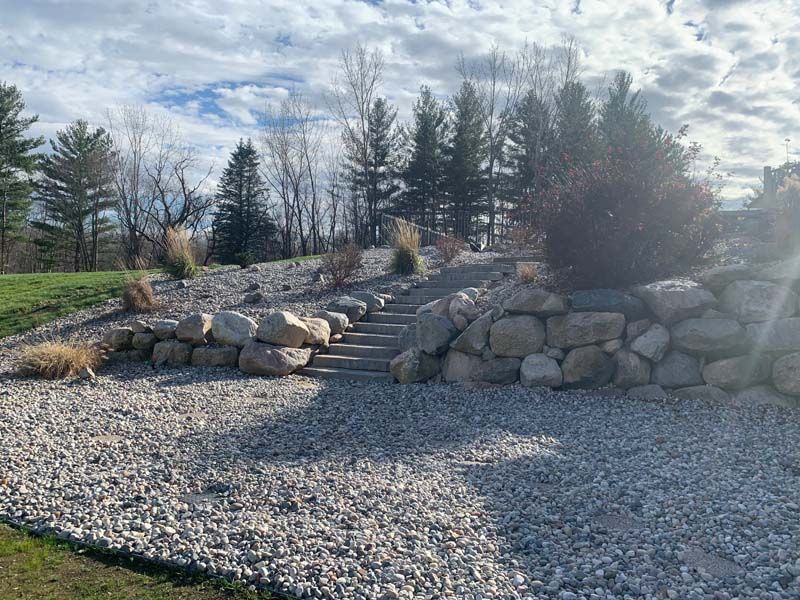 Garden Rocks — Midland, MI — Maksymum Lawn and Landscaping