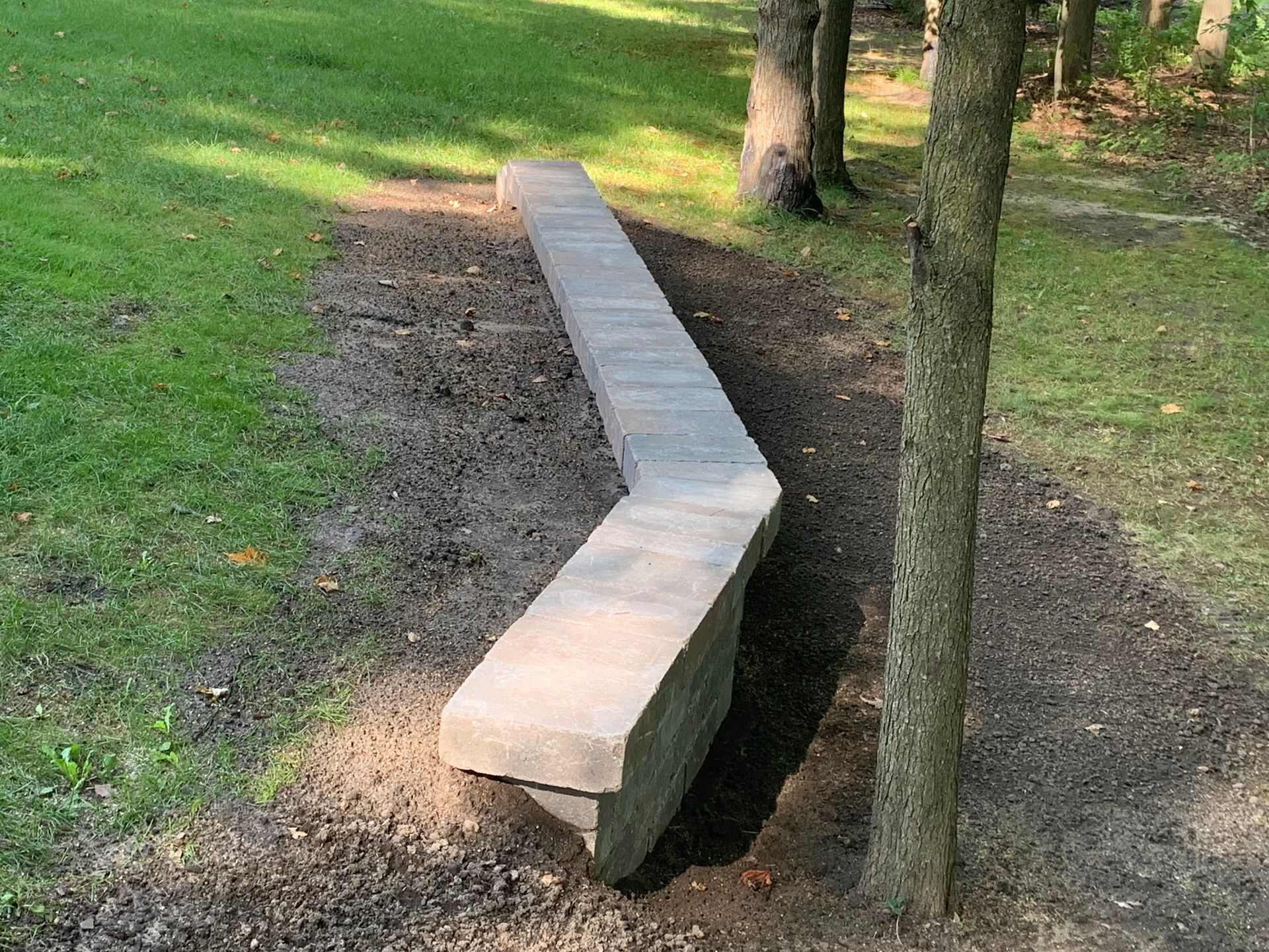 Concrete Long Chair — Midland, MI — Maksymum Lawn and Landscaping