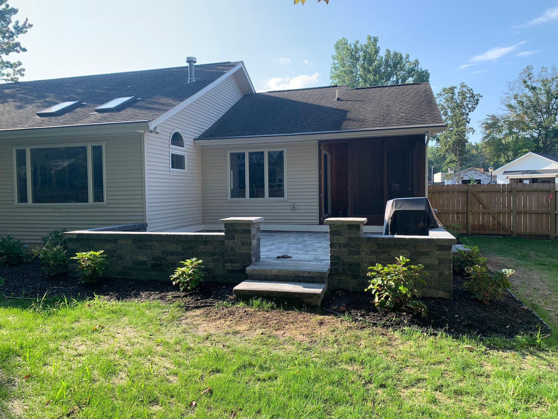 New Residential Patio — Midland, MI — Maksymum Lawn and Landscaping