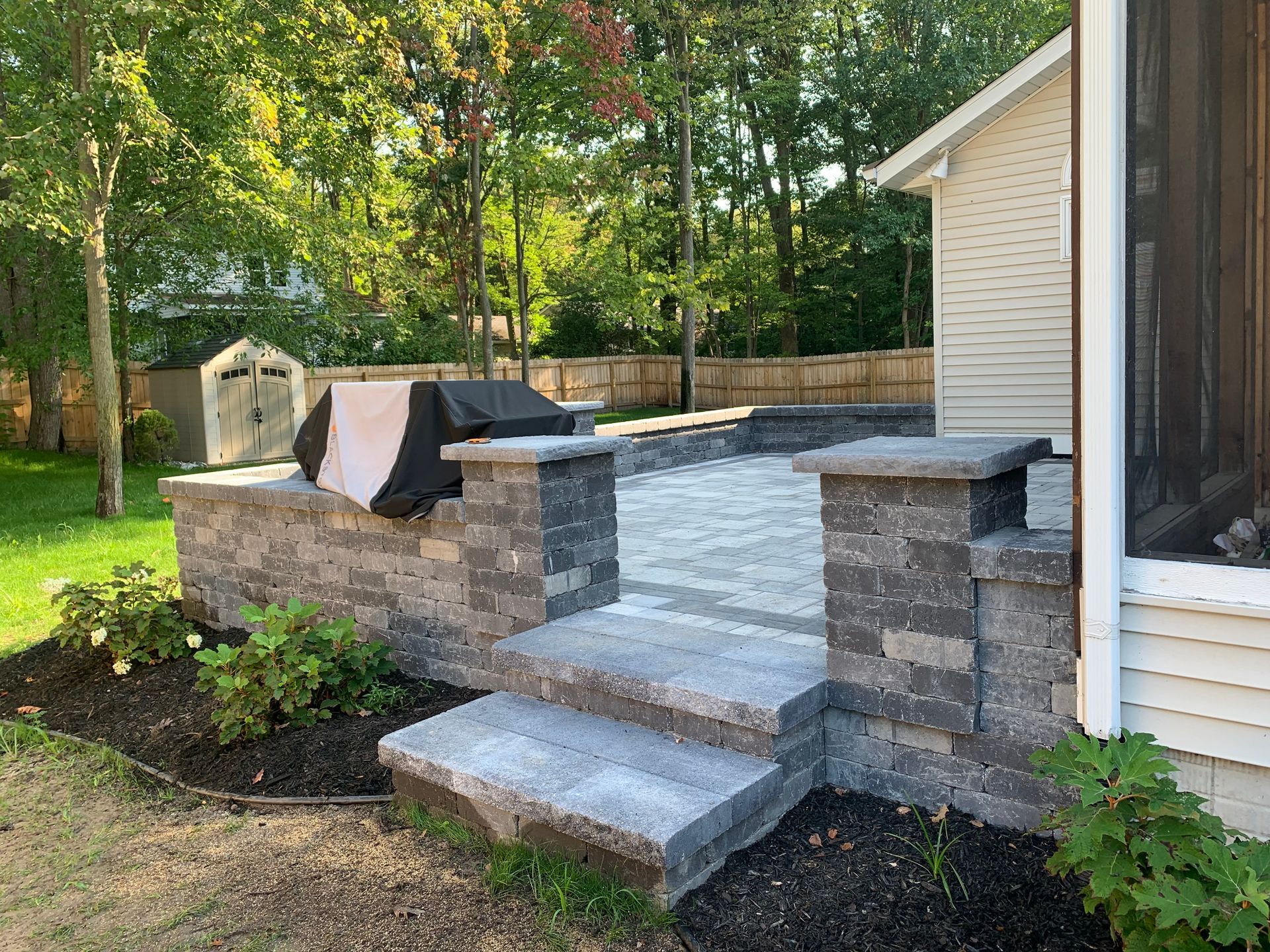 Stone Patio — Midland, MI — Maksymum Lawn and Landscaping