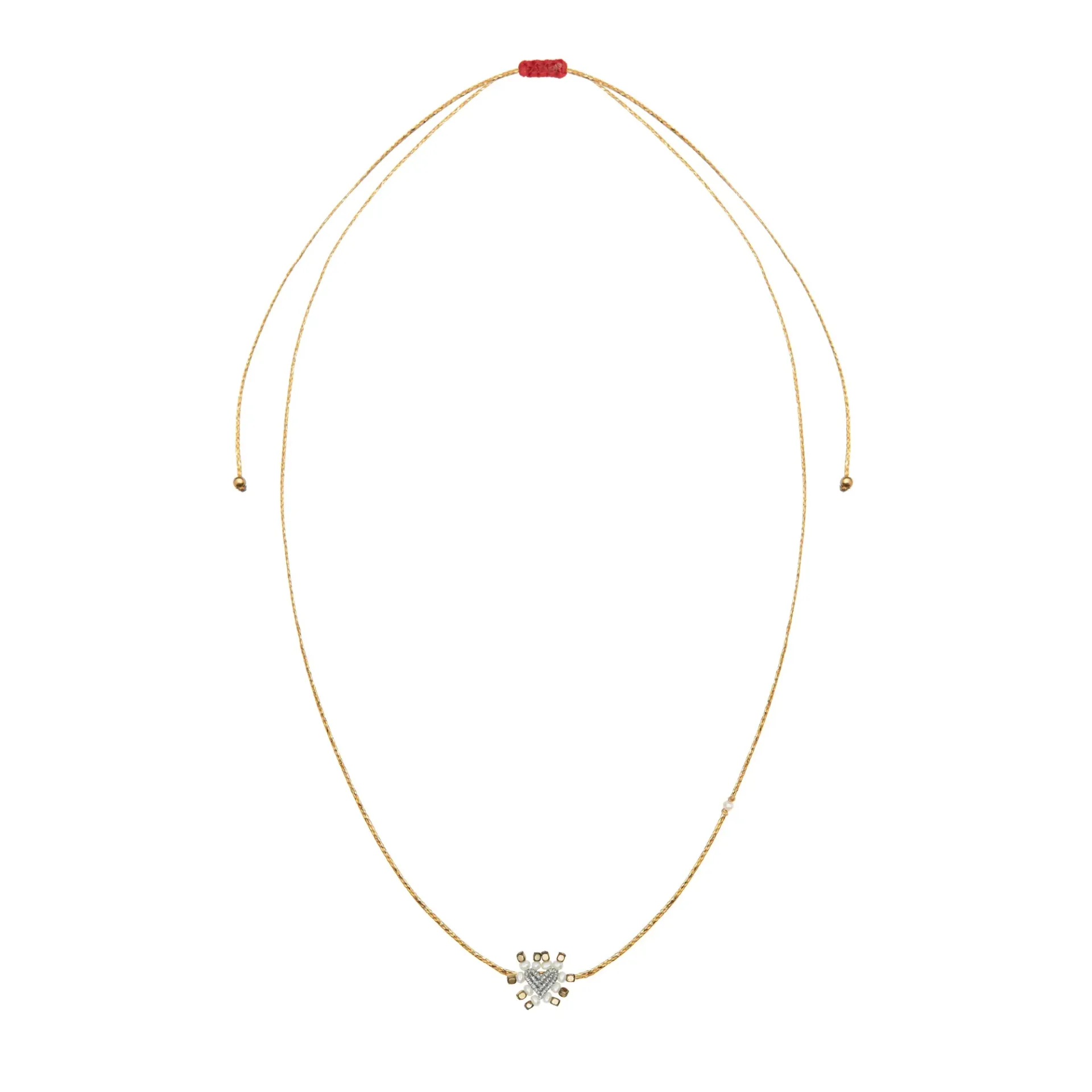 AMORE MIO ZILVEREN HANGER KETTING