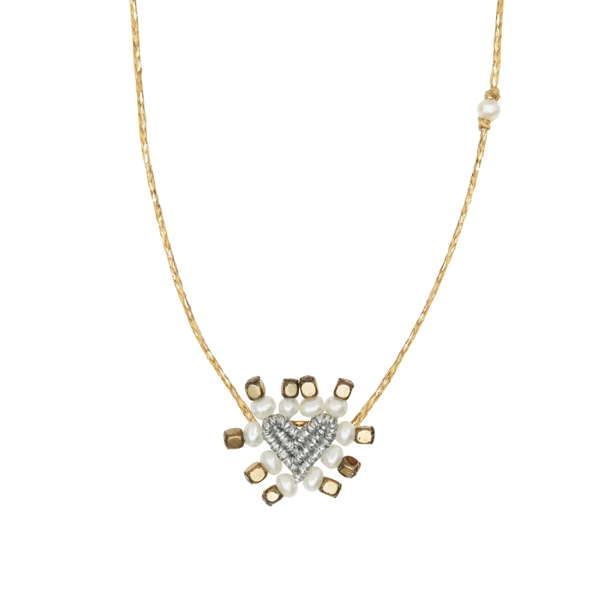 AMORE MIO ZILVEREN HANGER KETTING