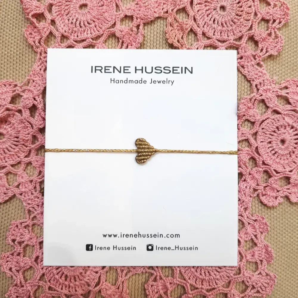 LOVE TOTAL GLITTER ARMBAND GOUD (S)