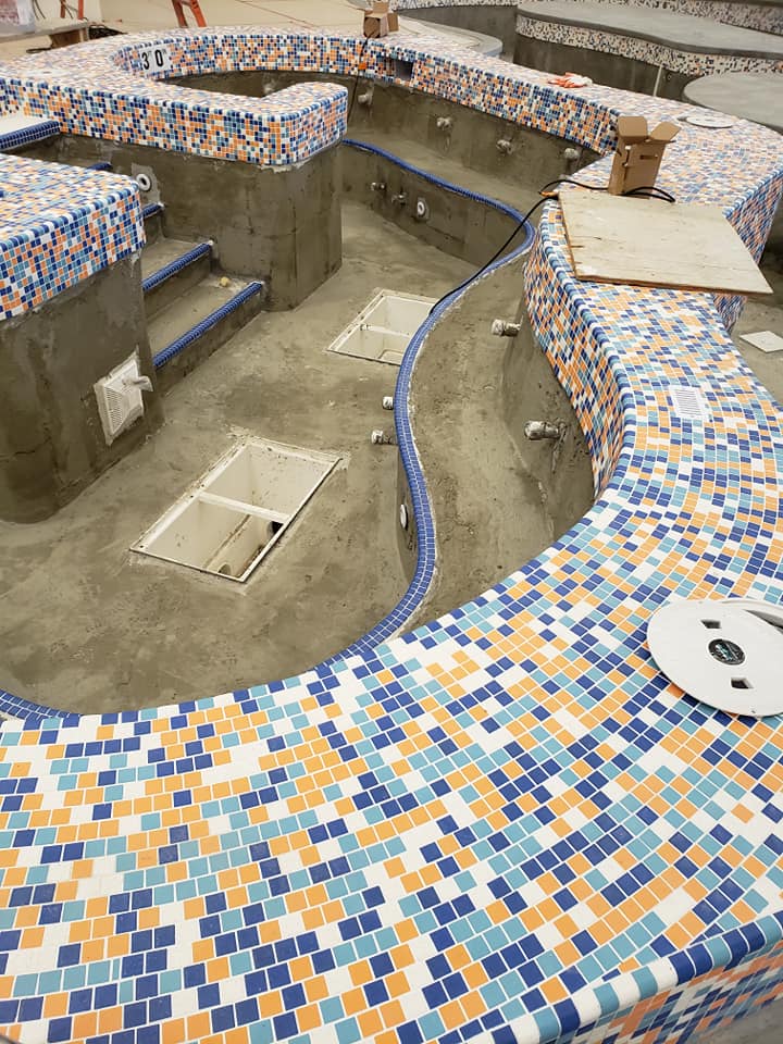 Tiled Pool Side — Grandview, MO — Ground Zero Pools & Spas LLC