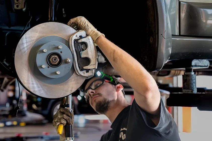 Up close to brakes | Paul Campanella's Auto Centers