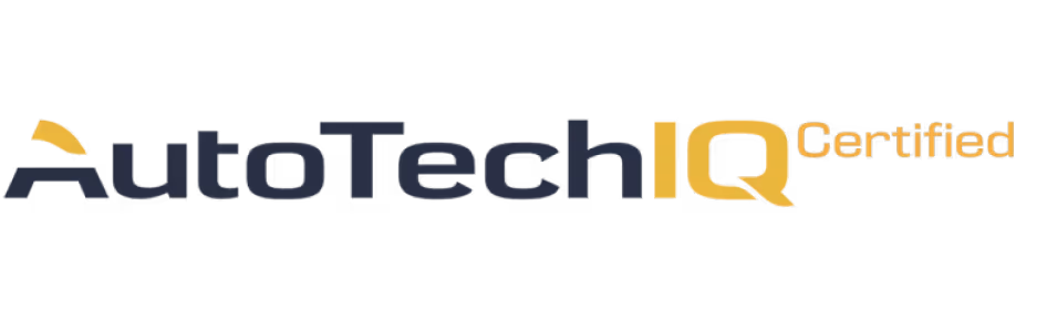 AutoTechIQ Certified logo with the text