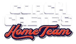 A logo for coach greete 's home team is shown on a white background.