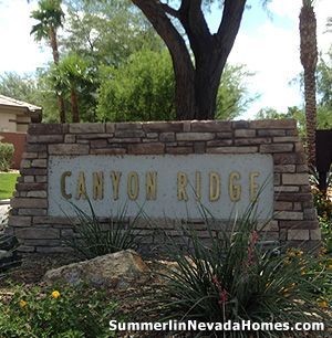 Canyon Ridge Summerlin