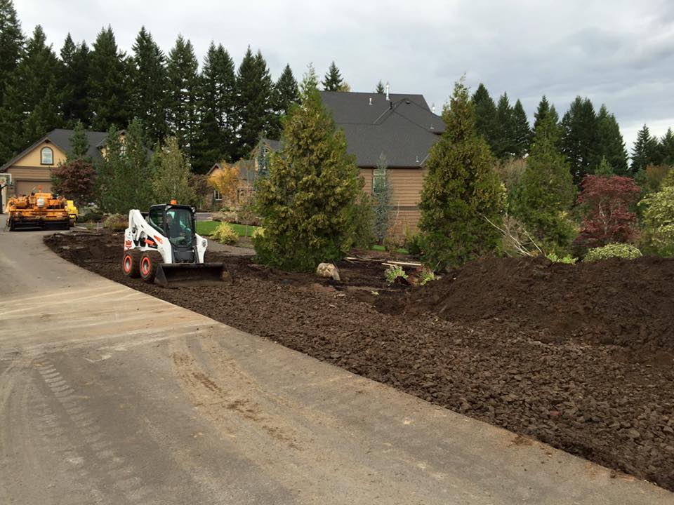 Sidewalk Under Renovation — Portland, OR — Oregon Paving Co.