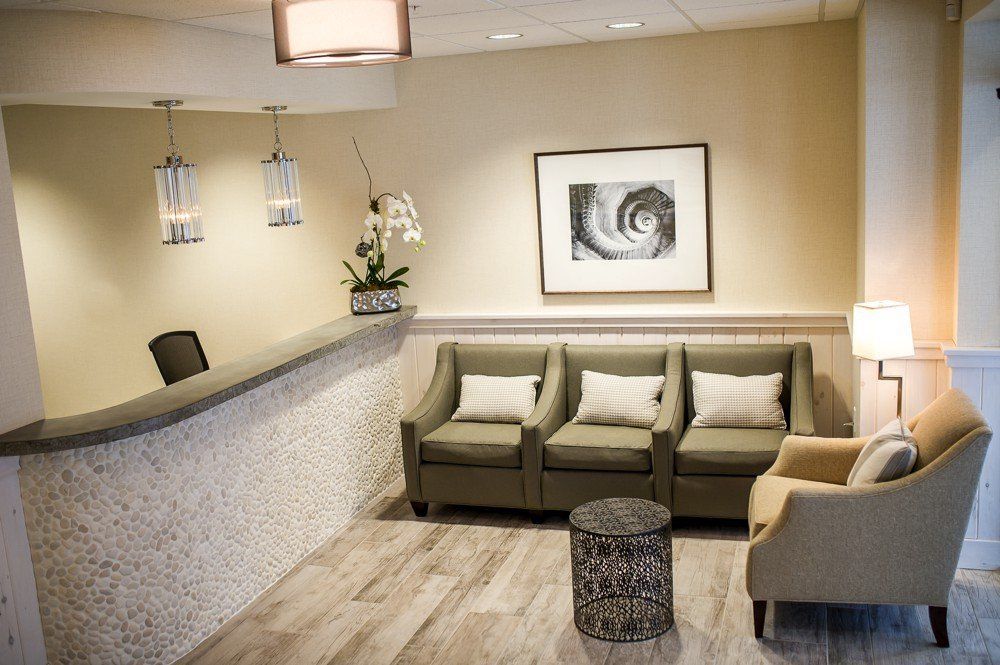 lobby of dental office