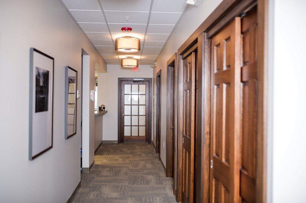 hallway in dental office
