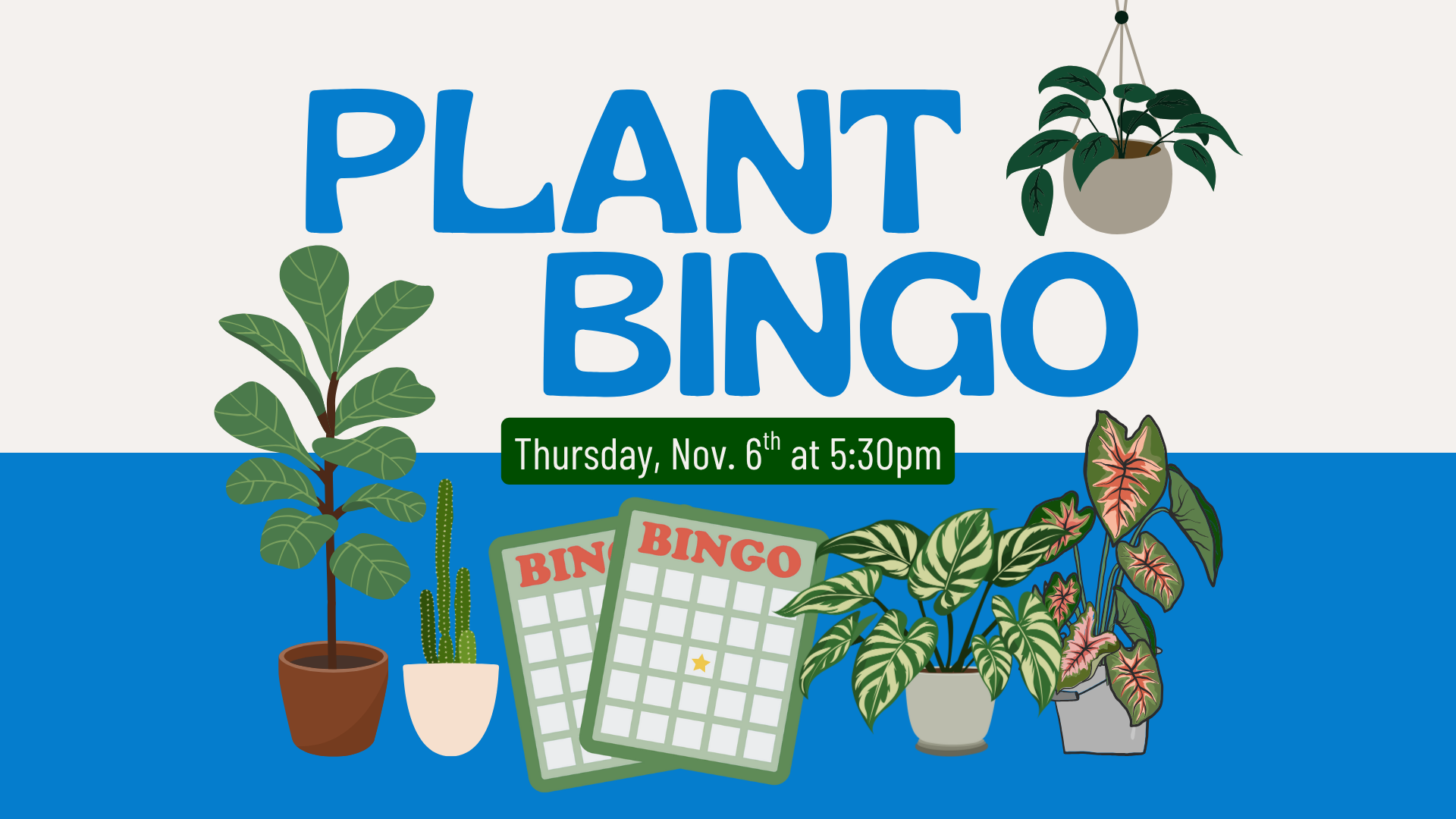 Plant Bingo Night