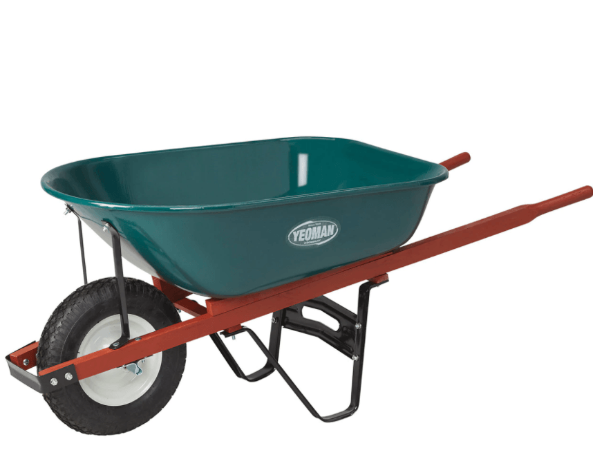4 Cubic Foot Steel Wheelbarrow