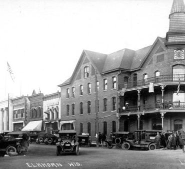 Wisconsin Street in the early 1900s