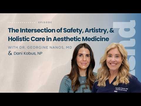 Two women, doctors, promoting aesthetic medicine. Text reads, 