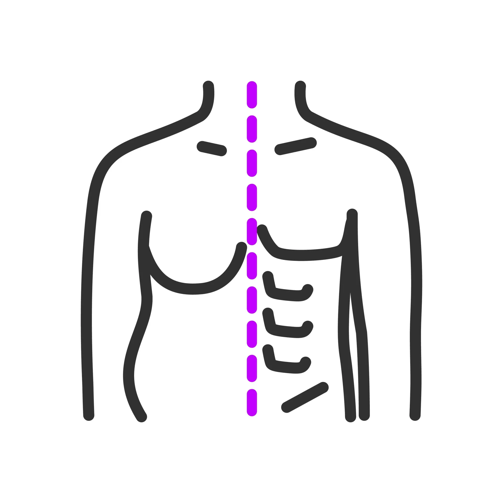 A graphic depicting a person undergoing a body transformation.
