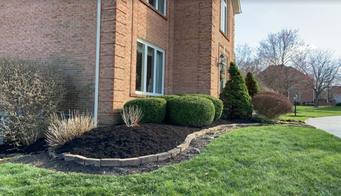 Large Brick House Landscaping — Louisville, KY — Titan Landscape Group